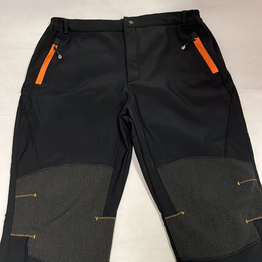 Windstopper Fleece Lined Hiking Pants Men’s Waterproof Windproof Trousers - Picture 2 of 7